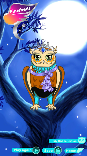 Fancy Owl Dress Up Game - عکس بازی موبایلی اندروید