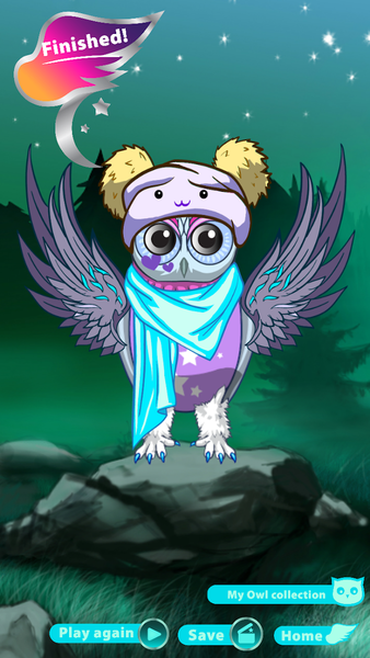 Fancy Owl Dress Up Game - عکس بازی موبایلی اندروید