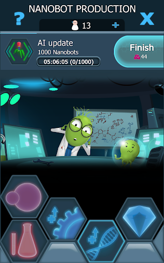 Bacterial Takeover: Idle games - Gameplay image of android game