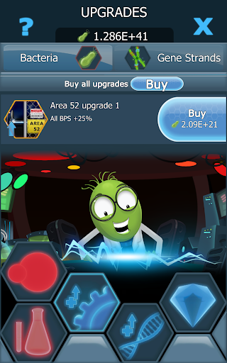Bacterial Takeover: Idle games - Gameplay image of android game