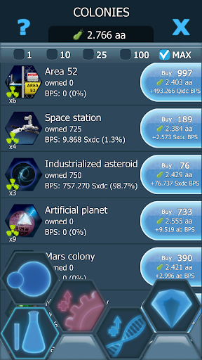 Bacterial Takeover: Idle games - Gameplay image of android game
