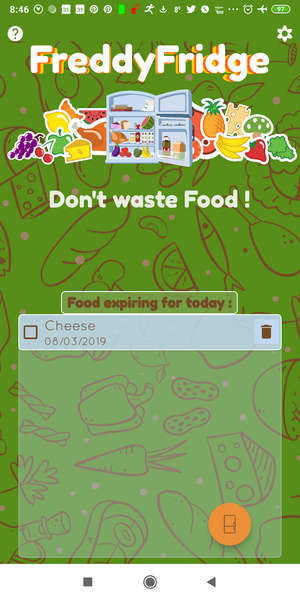 FreddyFridge Fridge Manager an - Image screenshot of android app