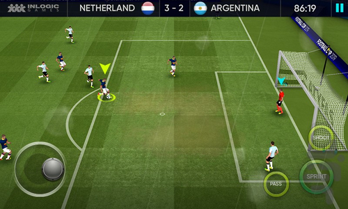 Football Cup 2019 - Gameplay image of android game