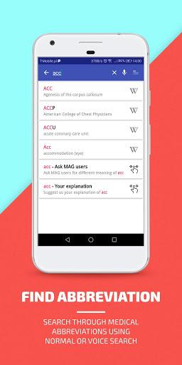 MAG Medical Abbreviations - Image screenshot of android app