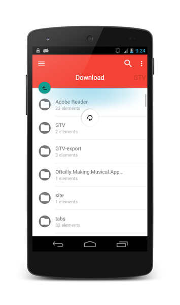 Lollipop File Manager - عکس برنامه موبایلی اندروید