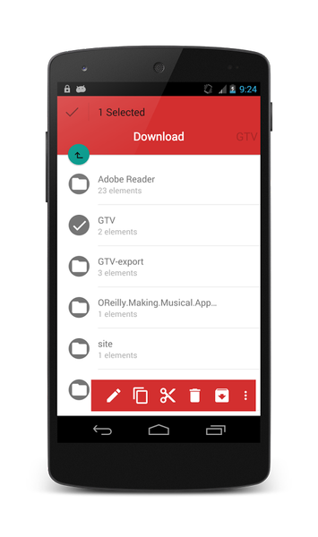 Lollipop File Manager - عکس برنامه موبایلی اندروید