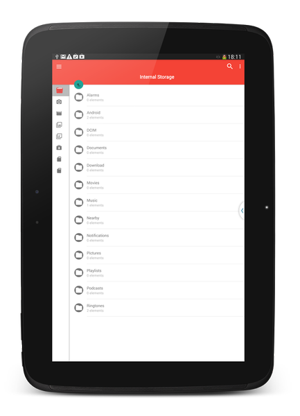 Lollipop File Manager - عکس برنامه موبایلی اندروید