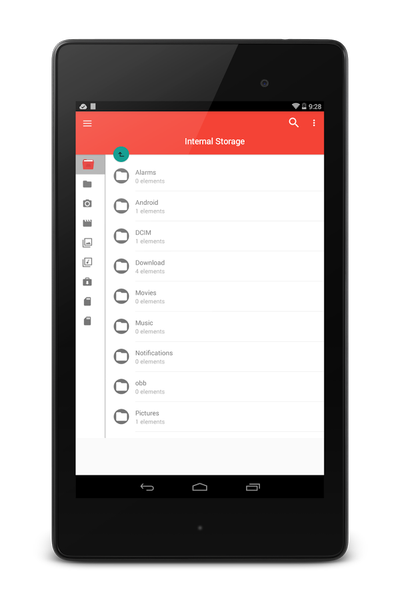 Lollipop File Manager - عکس برنامه موبایلی اندروید