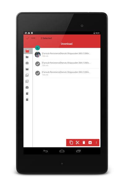 Lollipop File Manager - عکس برنامه موبایلی اندروید