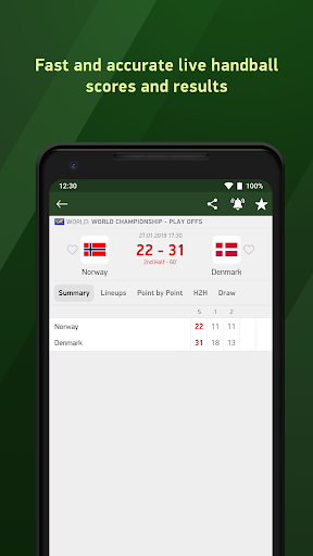 Handball live outlet score