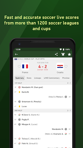 Soccer 24 - soccer live scores - عکس برنامه موبایلی اندروید