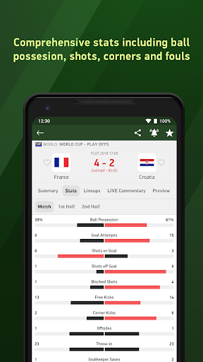 Soccer 24 - soccer live scores - عکس برنامه موبایلی اندروید