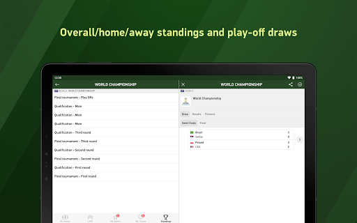 Volleyball ۲۴ - live scores - عکس برنامه موبایلی اندروید