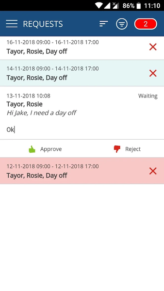 Absence Planner - Image screenshot of android app