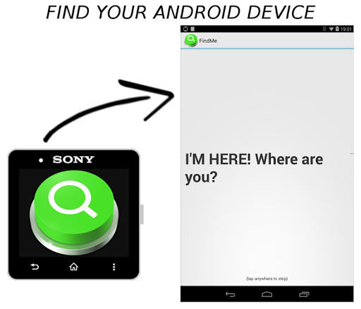 Find Me 2in1 for SmartWatch 2 - عکس برنامه موبایلی اندروید