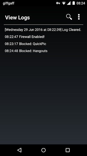 Karma Firewall - Image screenshot of android app