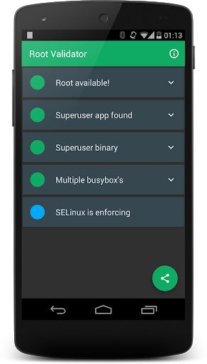 Root Validator - Image screenshot of android app