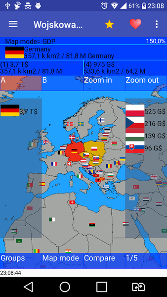 World Military Map - عکس برنامه موبایلی اندروید