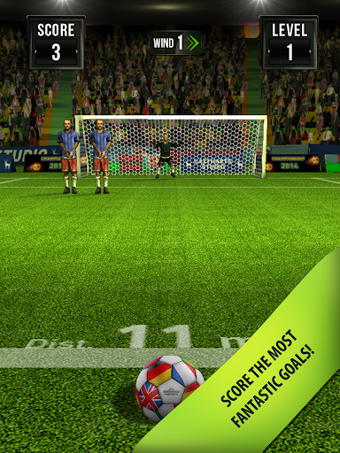 Free Kick - Euro 2016 - Gameplay image of android game
