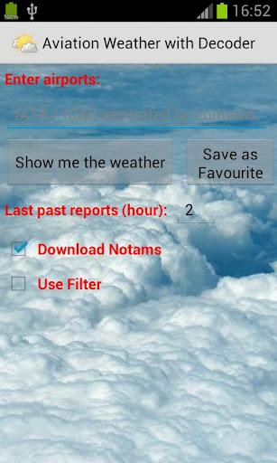 Aviation Weather with Decoder - Image screenshot of android app