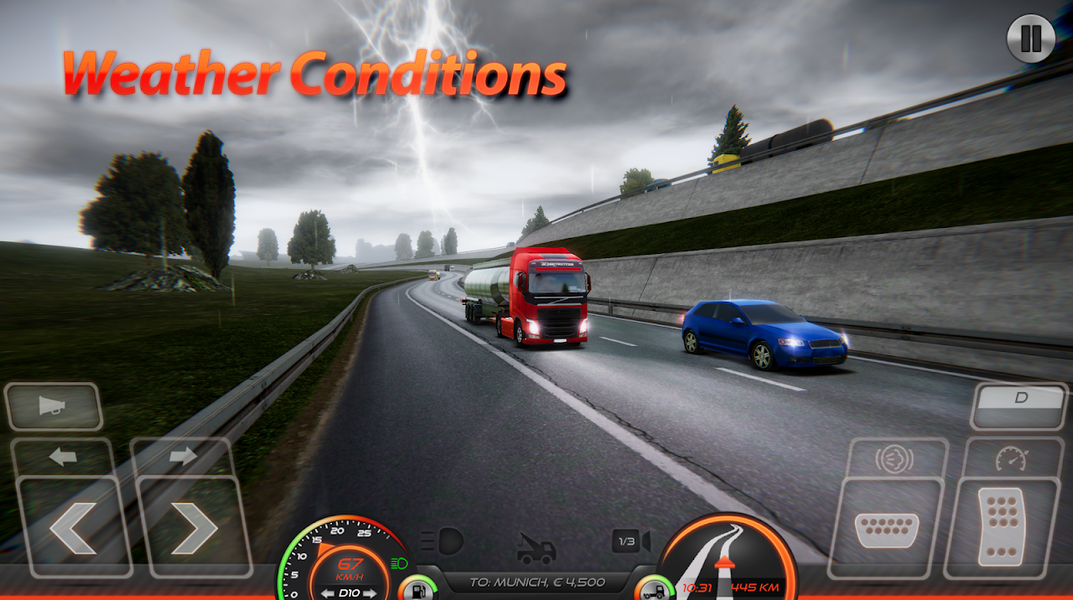 Truckers of Europe 2 - Gameplay image of android game