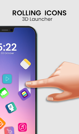 Rolling Icon - 3D Live Wallpaper & Launcher 2021 - عکس برنامه موبایلی اندروید