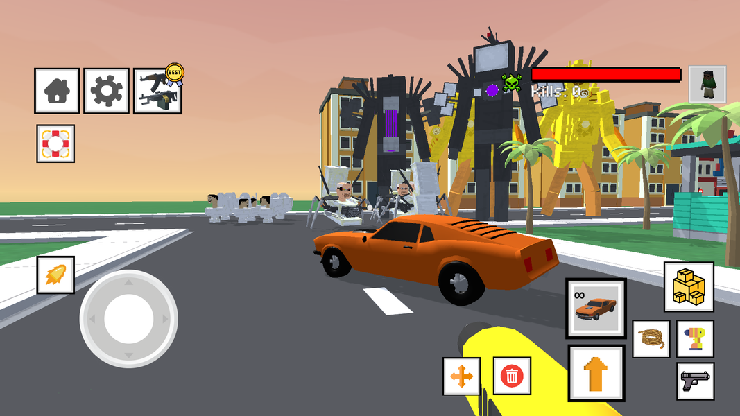 Grand Auto Sandbox - Gameplay image of android game