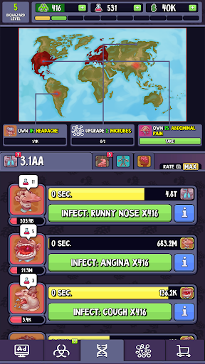 Idle Infection - عکس بازی موبایلی اندروید