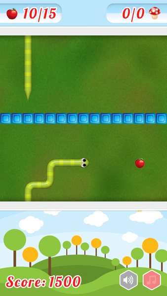Snake Game Evo - Gameplay image of android game
