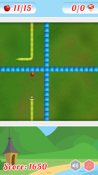 Snake Game Evo - Gameplay image of android game