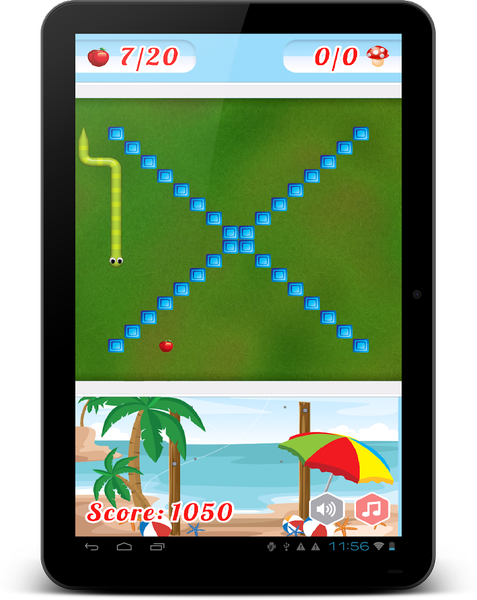 Snake Game Evo - Gameplay image of android game