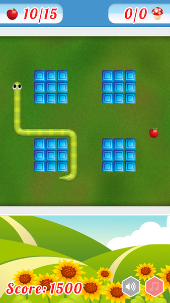 Snake Game Evo - Gameplay image of android game