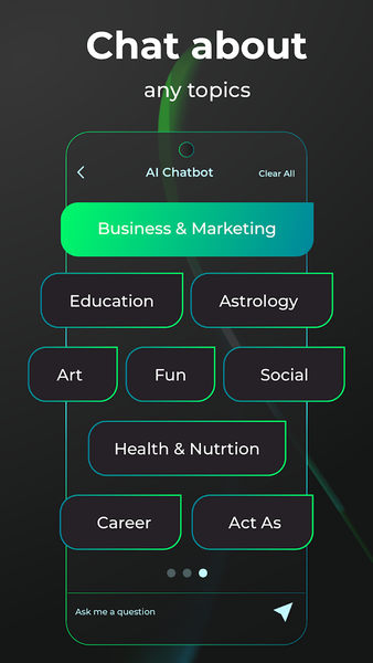 Ask Me Anything - AI Chatbot - عکس برنامه موبایلی اندروید