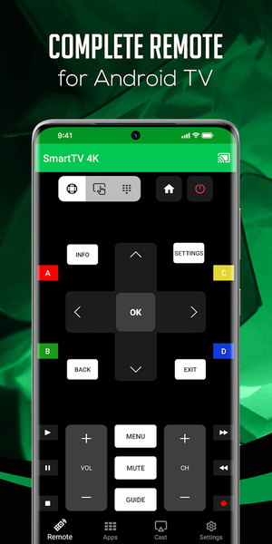 Remote Control for Android TV - Image screenshot of android app