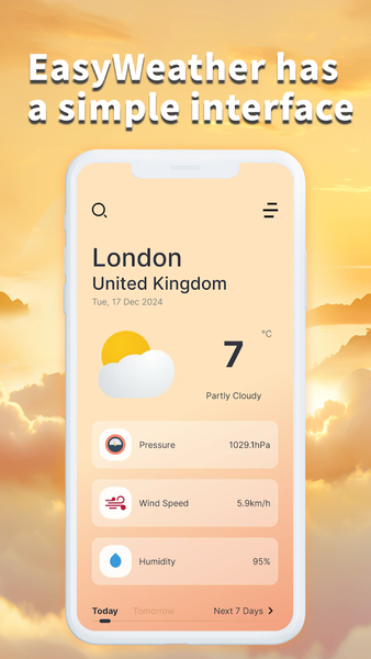 EasyWeather - عکس برنامه موبایلی اندروید