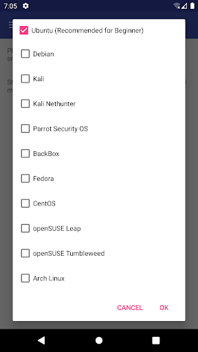 AnLinux - Run Linux on Android - Image screenshot of android app