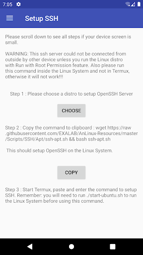 AnLinux - Run Linux on Android - Image screenshot of android app