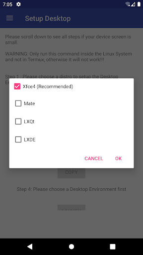 AnLinux - Run Linux on Android - Image screenshot of android app