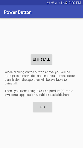 EXA Power Button - عکس برنامه موبایلی اندروید