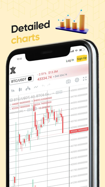 BTC6X Exchange - Image screenshot of android app