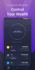 Exodus: Crypto Bitcoin Wallet - Image screenshot of android app