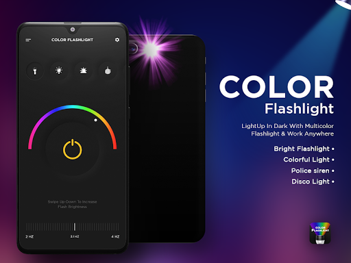 Color Flashlight - عکس برنامه موبایلی اندروید