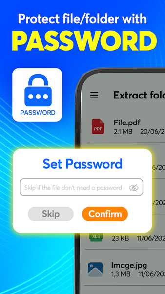 Zip extractor, Unzip, UnRar - عکس برنامه موبایلی اندروید