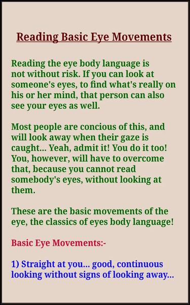 Eye Language - عکس برنامه موبایلی اندروید