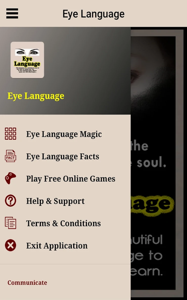 Eye Language - عکس برنامه موبایلی اندروید