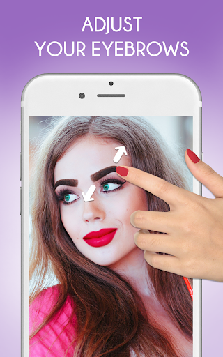 Eyebrow Filter Camera - عکس برنامه موبایلی اندروید