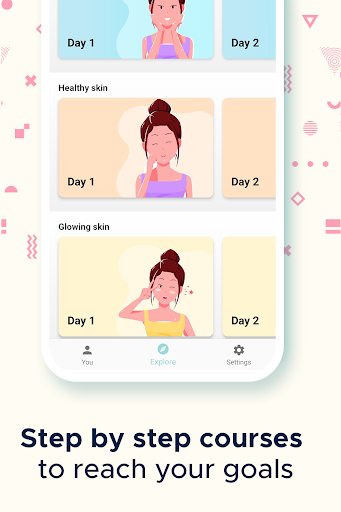 Face Exercise: Yoga Workout - عکس برنامه موبایلی اندروید
