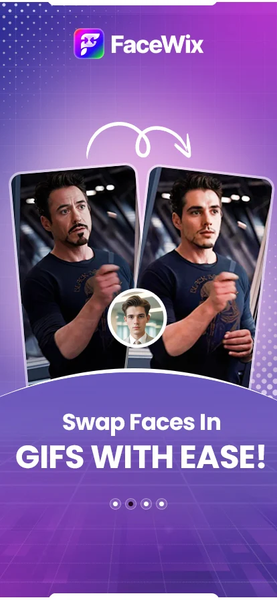 FaceWix: AI Photo & Video Swap - عکس برنامه موبایلی اندروید