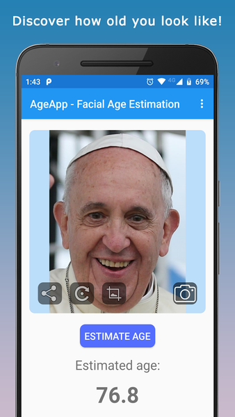 AgeScan - Facial Age Predictor - عکس برنامه موبایلی اندروید