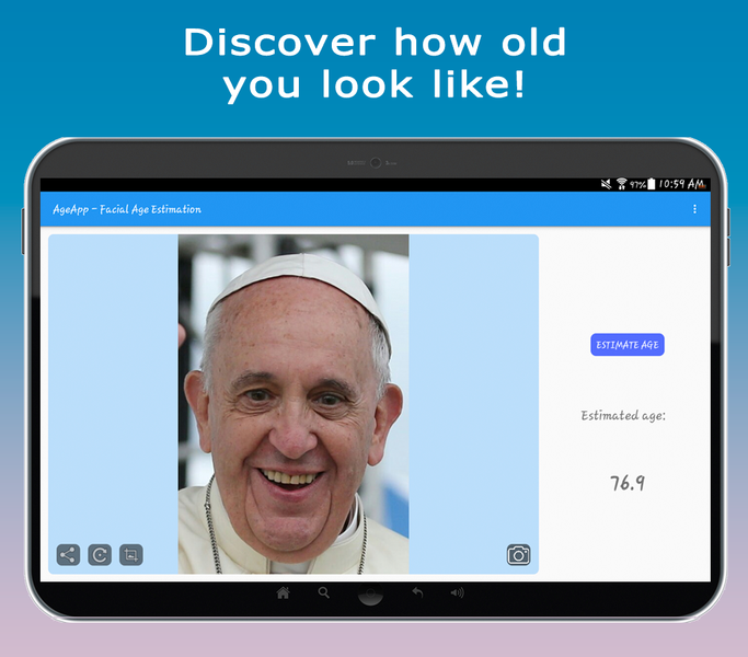 AgeScan - Facial Age Predictor - عکس برنامه موبایلی اندروید